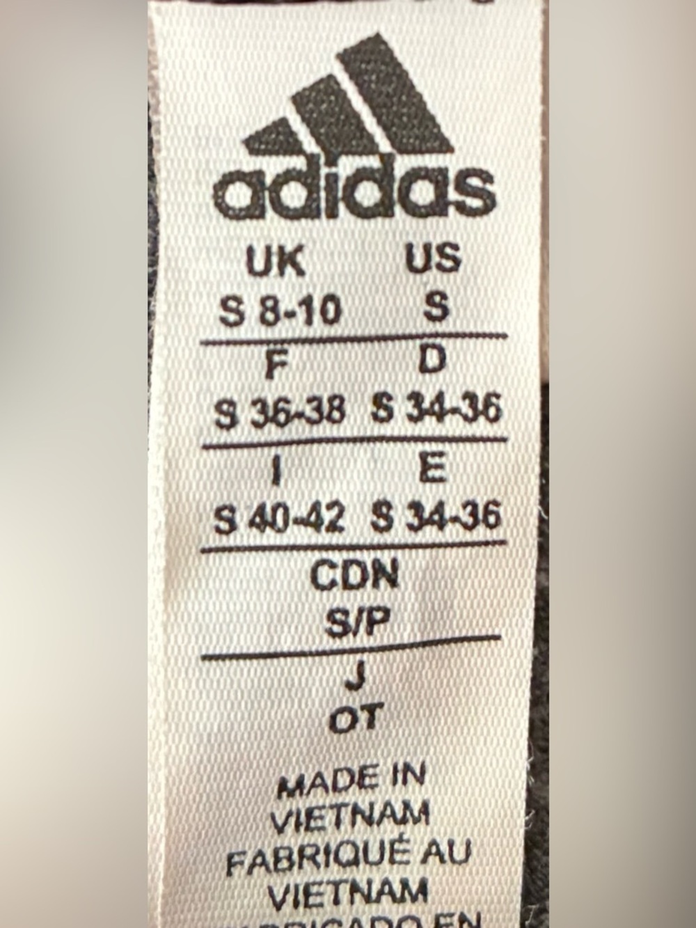 adidas Women’s Heather Gray V-Neck Short Sleeve Tee - Picture 4 of 4